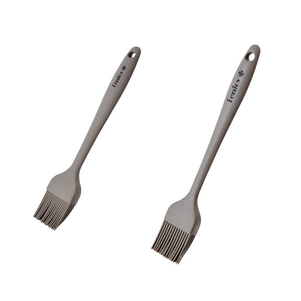 シリコン塗り刷毛 料理用ハケ 2本セット ベーカリーはけ 一体デザイン 耐熱 オイル 刷毛 シリコンブラシハケ