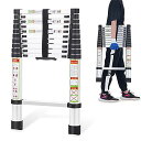RIKADE 伸縮はしご 耐荷重150kg 軽量 持ち運びやすい 折り畳み 伸縮梯子 多機能アルミはしご 自動ロック スライド式 伸縮自在 梯子 室内室外両用 ...
