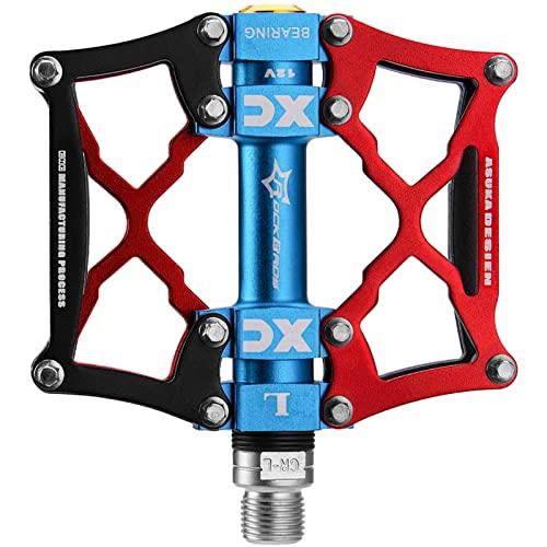 ROCKBROS(ロックブロス)自転車 ペダル クロスバイク ペダル mtb アルミ合金 軽量 滑り止め ベアリング 9/16