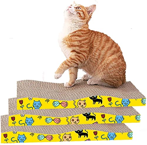 timiland 猫 つめとぎ ダンボール 3個セット 大きな猫と子猫が適 猫スクラッチ ねこ 爪とぎマット 爪やすり 爪とぎ 猫 強化猫爪研ぎダンボール 段ボ...