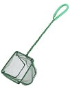 Pawfly10cm水族館ネットファインメッシュプラスチックハンドル付き小魚キャッチネット-グリーン