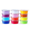 TecBillion スライム 12個 セット 水晶スライム Slime DIYねんど おもちゃ 抜き型 ヘラ ストロー付き お誕生日 お祭り プレゼ...