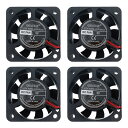 PENGLIN 4PCS 冷却ファン 4010 5V スリーブベアリング ファン 3Dプリンタファン 40mm X 40mm X 10mm DCファン 静音 小...