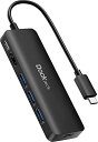 USB Type-C ハブ 4K@60Hz Dockteck USB-C ハブ 5-in-1 アダプタ Type C 4K HDMIポート 100W PDポート...