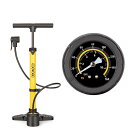CXWXC 自転車 空気入れ 仏式/英式/米式 全バルブ対応 ゲージ付 160psi/ 1100kPa ロードバイク、クロスバイク、ママチャリなどの自転車対応 ...