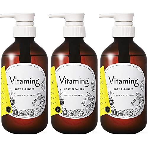 【まとめ買い】Vitaming バイタミング リフレッシング・ボディソープ 500ml レモン&ベルガモットの香り 3本セット