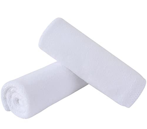 Sinland マイクロファイバー フェイスタオル ふわふわ 柔らか肌触り 瞬間吸水 速乾 抗菌 防臭 家庭用 ホテル エステタオル 業務用 タオル 耐久性 サ...