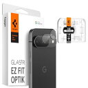 Spigen Pixel 9 用 カメラ保護フィルム Pixel9 対応 レンズプロテクター 2枚入 AGL08443