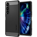 Spigen Xperia 1 VI ケース ストラップホール TPU ソフトケース 米軍MIL規格取得 耐衝撃 ワイヤレス充電 Qi充電 指紋防止 ラギッド・...
