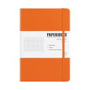 PAPERIDEAS ノート A5 ハードカバー (方眼, オレンジ)