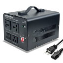 LVYUAN(リョクエン) 2000W 海外国内両用型変圧器 アップトランス ダウントランス 降圧・昇圧 変圧器 ポータブルトランス 【220V地域機器対応 変...