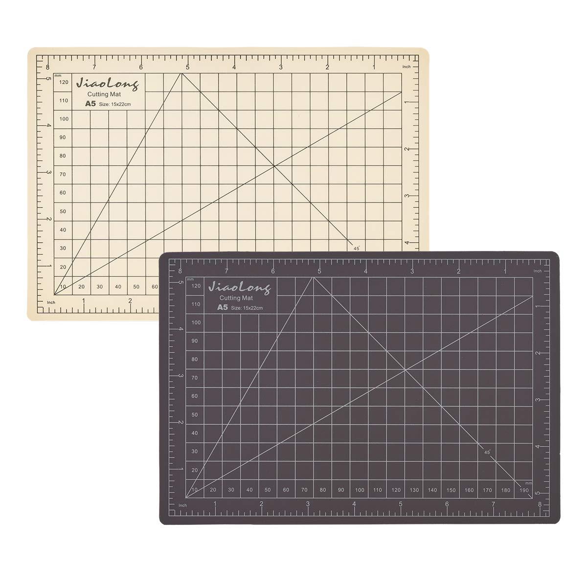 カッターマット Cutting Mat A5 22×12cm 厚さ3mm カッティングマット ガンプラ モデル 手芸用 無臭無毒 表面と裏面が色違い