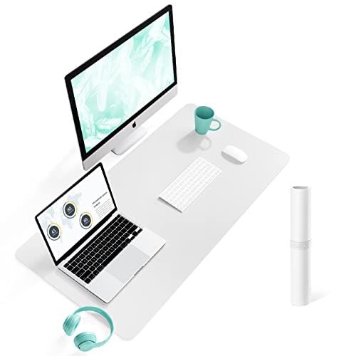 デスクマット レザーデスクパッド 大型マウスパッド 裏面はスエード 滑り止め 厚さ2mm 防水 防油 断熱 お手入れ簡単 オフィス 自宅用 装飾用 デスクパッド...