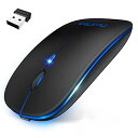 ワイヤレスマウス 無線マウス コンパクト 超薄型 静音 2.4GHz 800/1200/1600DPI 高精度 省エネモード 持ち運び便利 Mac/Window...