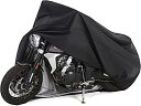 Hanmir バイクカバー 厚手 210D 原付カバー 耐熱 防水 撥水 大型 紫外線防止 原付カバー盗難防止 防風 防埃 防雨 防雪 収納バッグ付き (XXL...