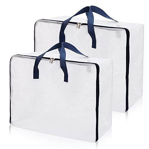 YOSTORYA 布団収納袋 ふとん 収納袋 大容量 （L-4個セット）布団袋 引っ越し ぬいぐるみ 衣類 洋服 収..