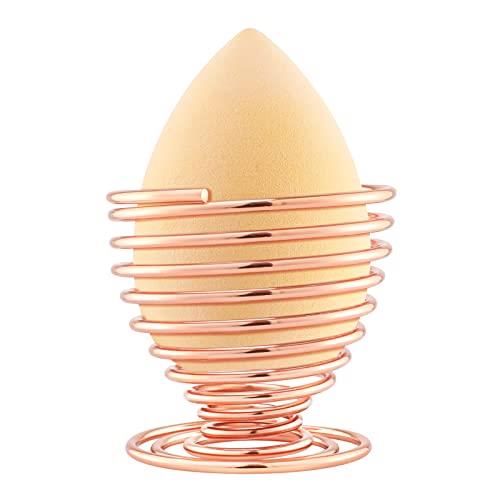 スポンジホルダー パフホルダー Luxspire メイクスポンジスタンド ステンレス製 バネ螺旋型 メイクスポンジパフ専用 メイクアップ道具 立てて収納 化粧道...