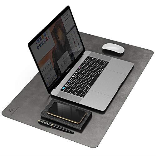 デスクマット PU レザー 高級感 オフィスデスクマット デスクカバー 超防滑設計 防水 防油 断熱 お手入れ簡単 スタイリッシュ・ビジネススタイル PUレザー...