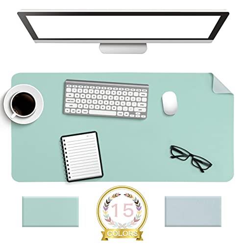 デスクマット レザーデスクパッド 大型マウスパッド 裏面はスエード 滑り止め 厚さ2mm 防水 防油 断熱 お手入れ簡単 オフィス 自宅用 装飾用 デスクパッド...