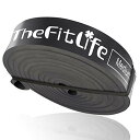 [マラソン期間中ポイント5倍]TheFitLife トレーニングチューブ 筋トレチューブ 懸垂チューブ (ブラック) 1
