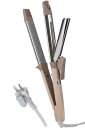 テスコム ヘアアイロン 32mm ストレート/カール プロテクトイオン 80-200℃ 温度調整/ロック/メモリー 海外対応 自動OFF 開閉ロック ラク抜きプ...