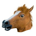 【andyam】ハロウィーン クリスマス アニマル マスク 馬 狼 お面 仮面 コスプレ おもしろ 仮装 動物マスク 狼手袋(馬マスク)