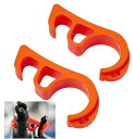 【ZHUOYUE】オレンジ色 合計:2 フロントブレーキロック バイク ブレーキロック バイク用品 brake ブレーキレバー バイクブレーキレバー ハンドルロ...