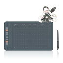 ペンタブ 板タブ スマホで使える板タブ 傾き検出 読取速度最大440PPS Windows/Mac/Android対応 オンライン授業 手書き入力 ペンタブレッ...