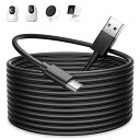 マイクロusbケーブル micro usb 電源ケーブル 10M 防犯カメラの給電 USBAオス to micro Bメス ATOM Cam 2/Mi 360°...