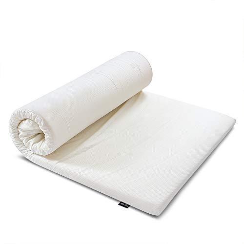 マットレス 高反発 シングル 敷布団 厚さ5cm ベットマットレス で首、肩や腰の悩みから解放 防ダニ 抗菌防臭 カバー洗える ホワイト