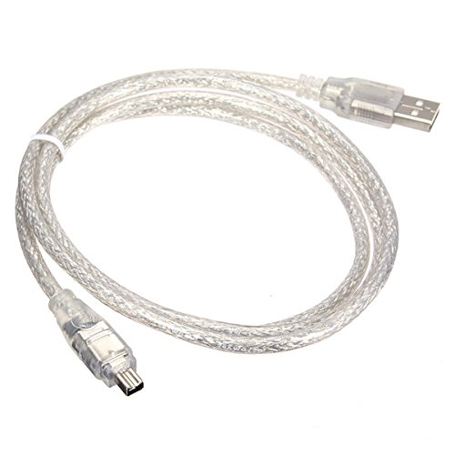 マラソン期間中ポイント5倍 Cablecc USB オス-Firewire IEEE 1394 4ピンオス iLinkアダプターコードケーブル Sony DCR-TRV75E DVアダプター用