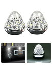 Cartist LED サイドマーカーランプ 路肩灯 両面発光 トラック専用 2020年 最新型 IP67 DC 10-50V 無極性 丸型 新型LEDマーカー...