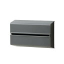 ideaco(イデアコ) どんな壁にも貼れる ペーパー タオル / ティッシュ ホルダー アッシュグレー WALL PT (ウォールピーティー)