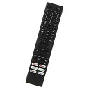 AULCMEET テレビ用リモコン fit for Hisense ハイセンス EN3B40H HJ75U6F4U HJ65U6F3U 65A6504EJ HJ...