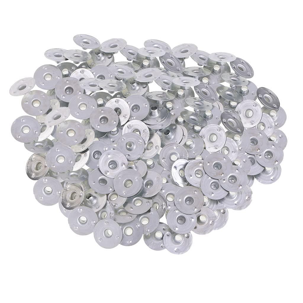 Perfeclan キャンドル芯用 座金 パーティー 誕生日 材料 金具 約500個 約12.5x3mm