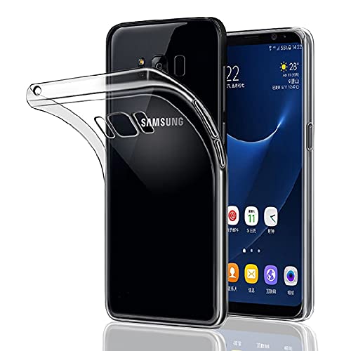 [マラソン期間中ポイント5倍]for Samsung Galaxy S8 SC-02J SOV36 ケース クリア Galaxy S8 カバー 全透明 TPU 黄変防止、上質TPU、耐衝撃、気泡防止、汚れ防止、 耐水、防指紋散熱加工の超薄型、軽量 Galaxy S8