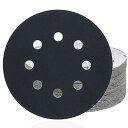 HWXINIE サンディングディスク 125mm #2000番 耐水サンドペーパー 8穴 丸型 マジック式 サンディングペーパー 鏡面磨き紙ヤスリ(50枚セット...