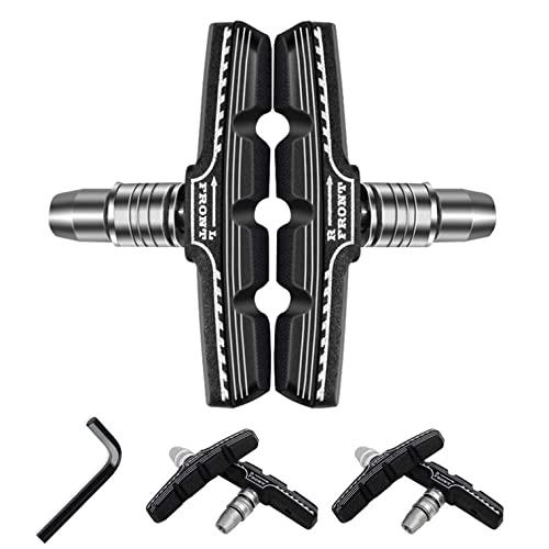 自転車ブレーキシュー Vタイプ ブレーキパッド 全天候型 Vブレーキ 消音 耐久 マウンテンバイク/ロード..