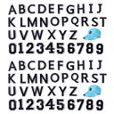 72枚セッアルファベットワッペン A-Z 刺繍ワッペン 英語字母 0-9アラビア数字,BetterJonny 刺繍 アップリケワッペン 男の子 女の子 ワッペン...