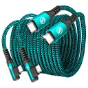 タイプc ケーブル L字【2本セット 2m】Sweguard USB C-C ケーブル【PD QC3.0対応60W急速充電】iPhone15 充電ケーブル充電器...