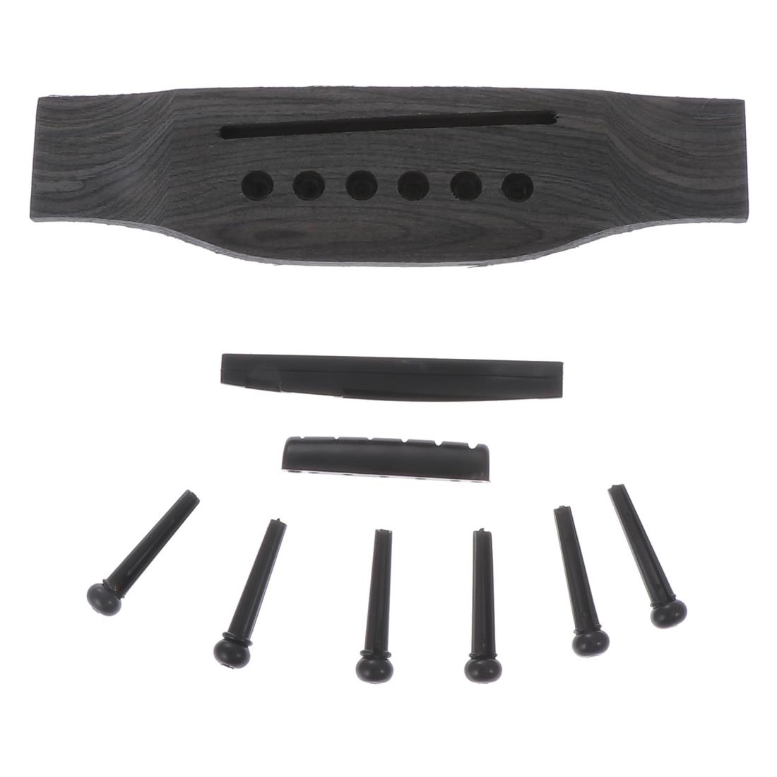 iplusmile フォークギター ブリッジサドル ギターブリッジ ブリッジピン 6弦 ギター用ブリッジ ナットサドル ギター メンテナンス