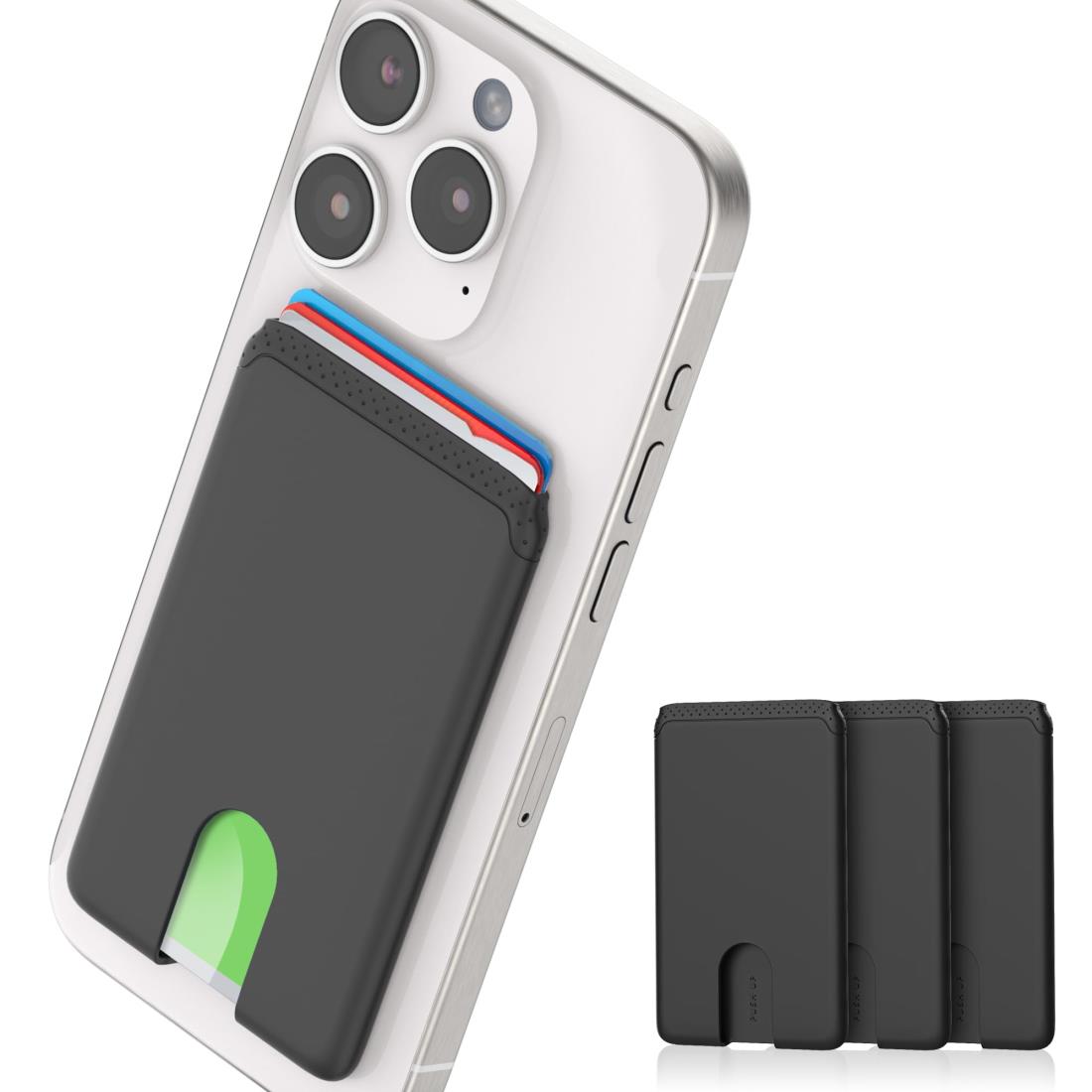 [Senose] カードケース 手帳型 カードポケット カード入れ 収納 SUICA PASMO 定期入れ 最大5枚収納可能..