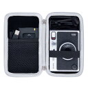 Khanka FUJIFILM(富士) チェキ Evo ハイブリッドインスタントカメラ instax mini Evo INS MINI EVO BLACK用ケ...