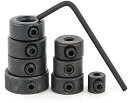 JUTOSU 8個セット ドリルストッパー ドリルストップリング デプス ストップ ドリルビット ストップカラーリング 深さ 調節 ドリルストップリング しっか...
