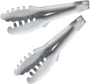 下村企販 卓上トング 2本組 全長18.8cm 【日本製】 食洗器対応 先端が浮く 洗いやすい 揚げ物調理 取り分け 盛り付け パスタ サラダ ステンレス 燕三...
