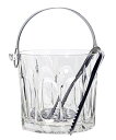 アデリア(ADERIA) トリニティーアイスペール クリア 1390ml トング付 日本製 アイス・ペール 大容量 氷入れ 容器 氷 スコップ ガラス アイスバ...