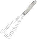 下村企販 2WAY かき混ぜてひっくり返せる ターナー 28cm 【日本製】 食洗機対応 玉子焼き作りに便利 ほどよくしなる フライ返し ステンレス ママクック...
