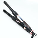 Perminia ヘアアイロン カール 12mm ミニ 高級 LCDスクリーン付き MAX230℃ マイナスイオン発生 カールアイロン 細身 前髪 短髪 メンズ...