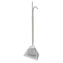 ティディ(Tidy) Sweep スウィープ ホワイトグレー 「プロが考えた! こだわりのホーキ&チリトリセット」 らくな姿勢 持ちやすいグリップ ブラシ ごみ...