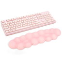 Elzoキーボードリストレスト キーボード クッション雲状手首 PU材質 疲労軽減 低反発クッション 人間工学デザイン アームレスト 滑り止めベース メモリーフ...